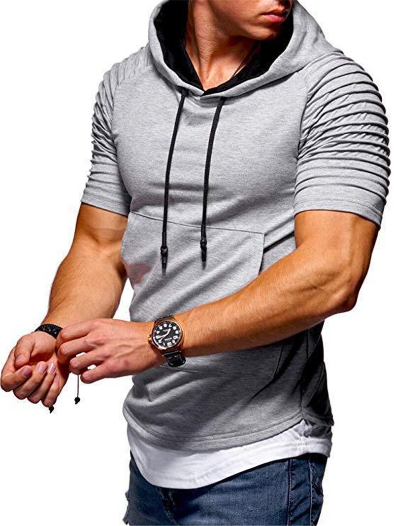 Gym kläder herr kortärmad t-shirt bodybuilding fitness t-shirt herr sport t-shirt stor storlek toppar t-shirts
