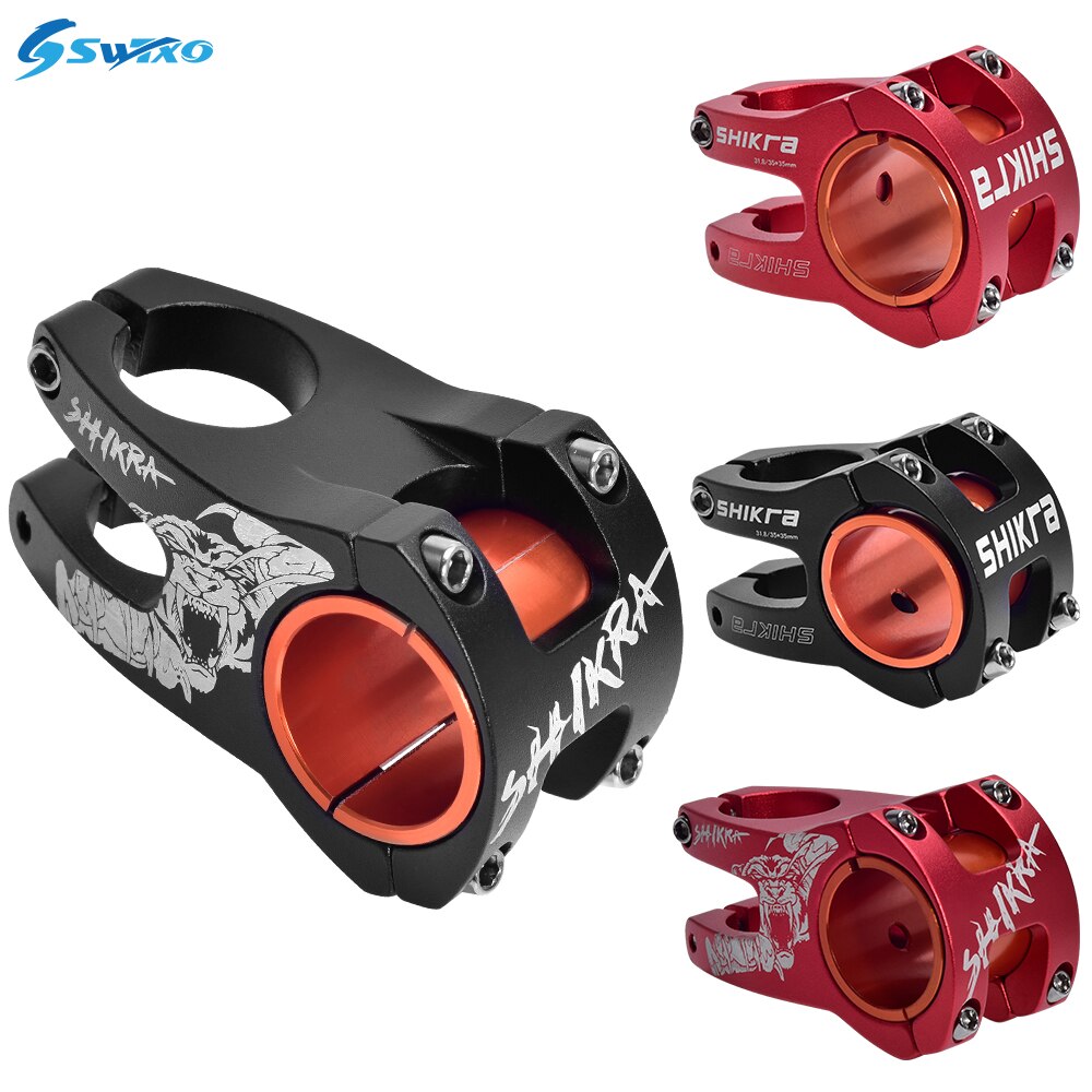 SWTXO MTB Stem CNC 35mm 31.8mm Handlebar Aluminium Alloy 35/50mm Bicycle Stem 28.6mm Steerer Mountain Bike Stem