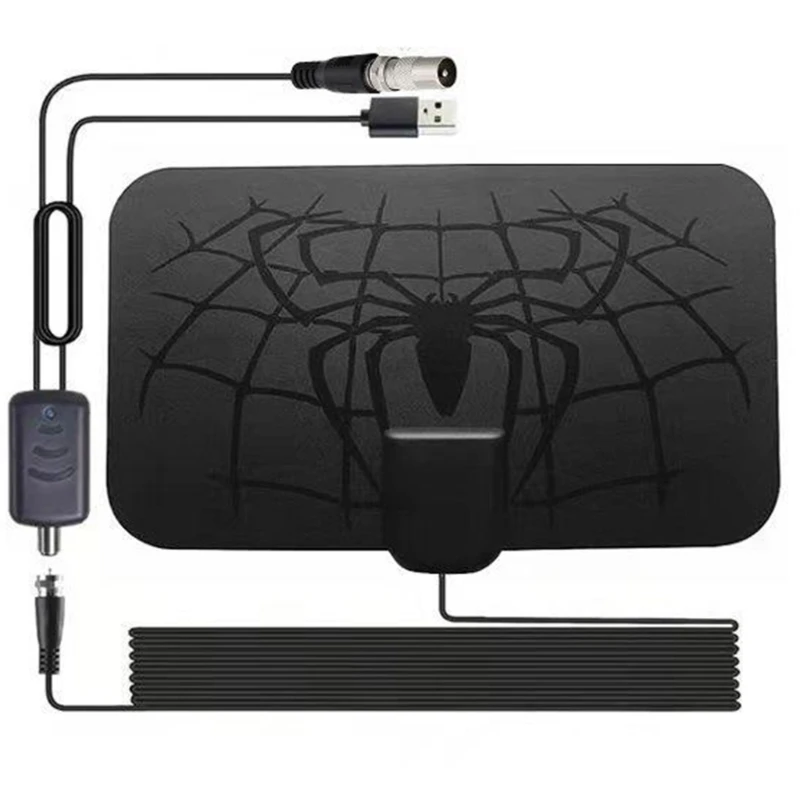 1 Set Digital HDTV Antenna with Detachable Signal Amplifier Converter Free FullHDChannels Indoor TV Antennas K1KF: Default Title