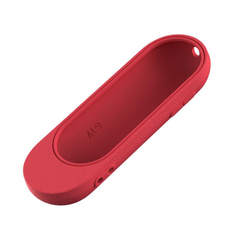 Silikone taske til chromecast til -google tv stemme fjernbetjening stødsikker beskyttende cover til chromecast stemme fjernbetjening med loop