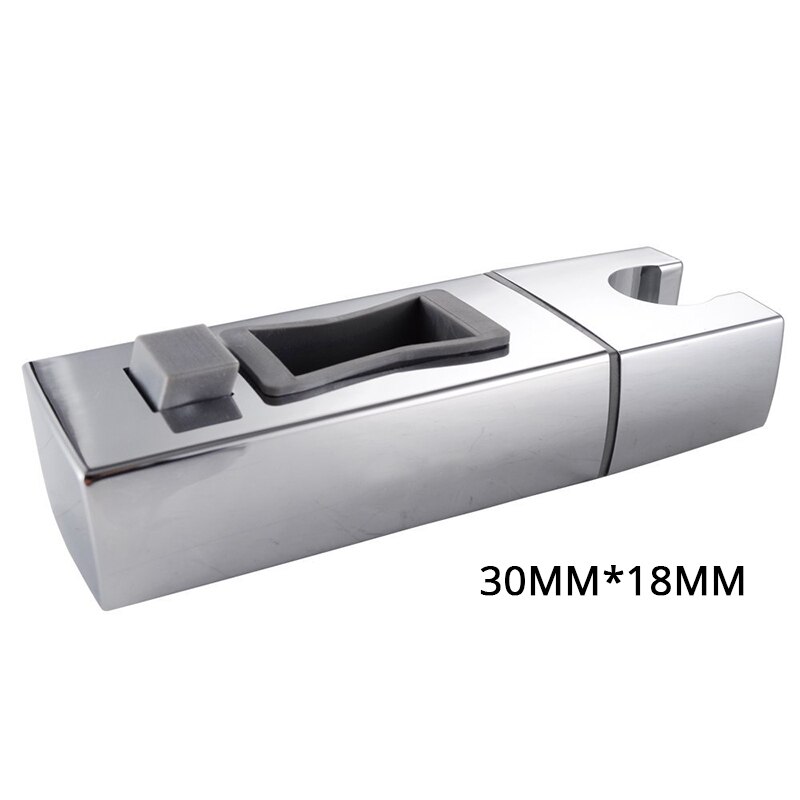 ABS Plastic Shower Slide Railing Bracket Adjustable Clip Bracket Bracket Replacement Bathroom Accessories Universal 18~25mm: 30MM 18MM Chrome