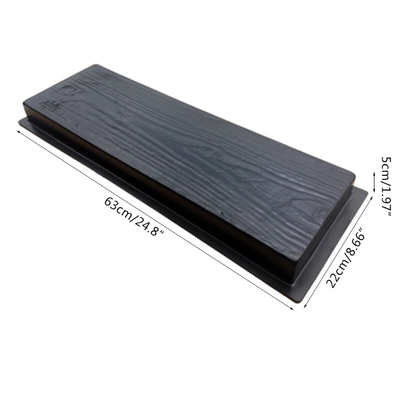 Imitation de Grain de bois, bricolage, fabrication de chemins, pavage, ciment, brique, moule, chaussée, 11UA: 3