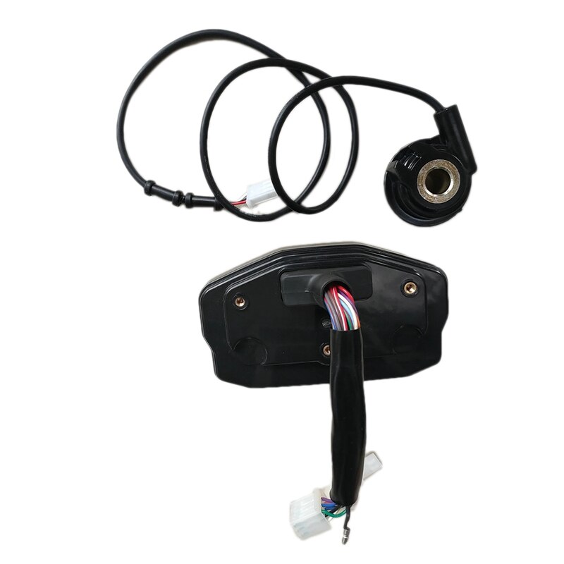 Universal- Motorrad LCD Digital Tacho 12000RPM 6 Getriebe Hintergrundbeleuchtung Motorrad Kilometerzähler für 1, 2,4 Zylinder Meter