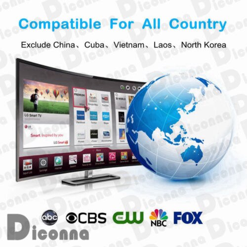 Tynn flat antenne hd high def tv fox scout hdtv dtv sky link skylink kabel 1080p