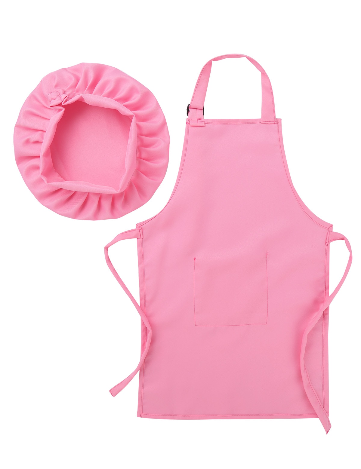 Tablier de cuisine réglable pour enfants, pour garçons et filles, ensemble de chapeaux de Chef, formation à la peinture, à la pâtisserie, à poche avant