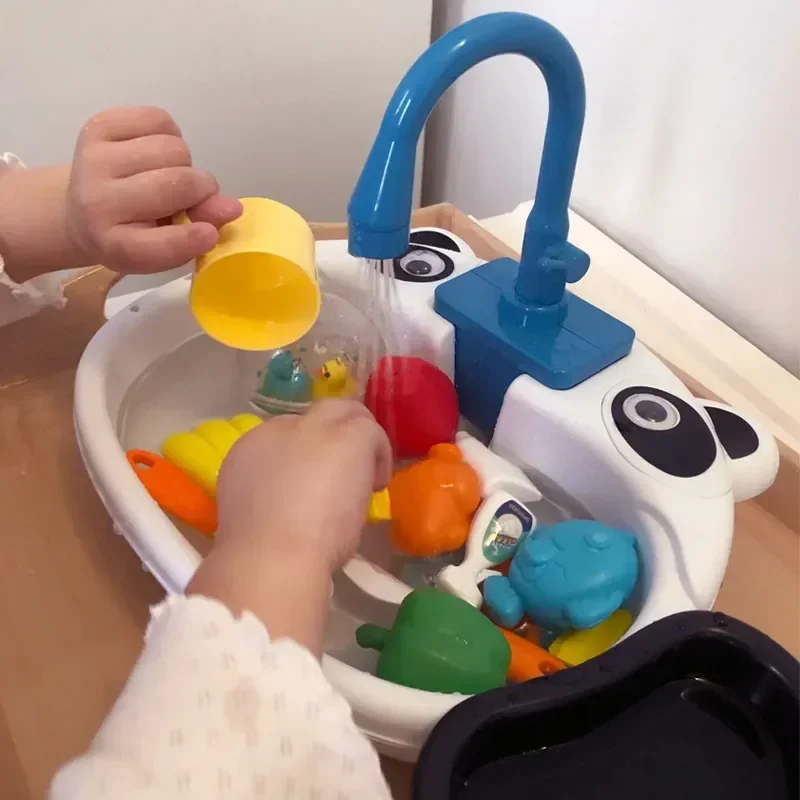 freundlicher Spielen Küche Spielzeug Wasser vorgeben Spielen Haus freundlicher Können Ablassen Waschbecken Waschbecken freundlicher Küche einstellen Spielzeug für Mädchen junge Heißer