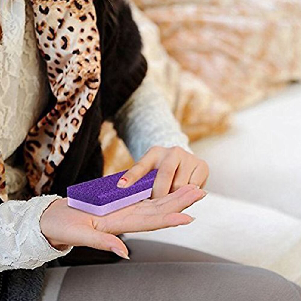 Raspa para pies y pedicura, esponja pómez para piel muerta, piedra Exfoliante para callos, eliminador de piel dura, herramientas para el cuidado de los pies