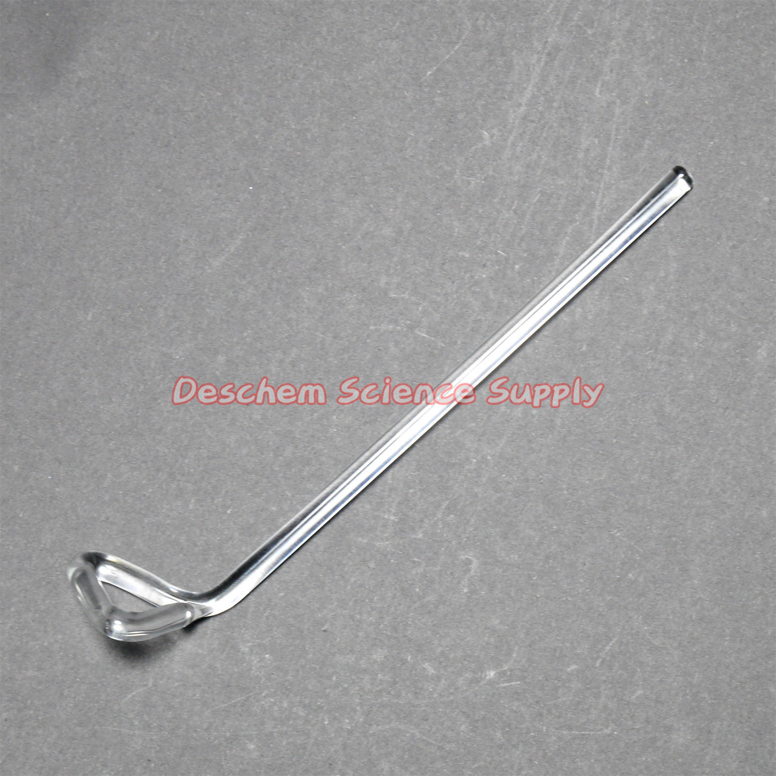 2 Stks Driehoek Glas Spatel, Lab Staaf, Totale Lengte Rond 165mm