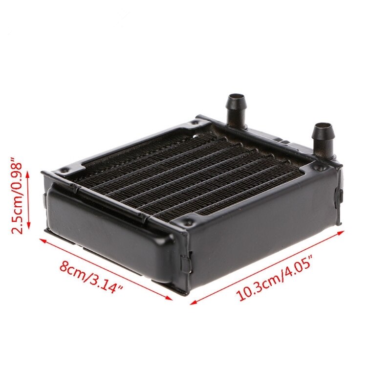 Water Cooling Cooler 80mm Aluminum Computer Radiator Water Cooling Cooler For CPU GPU VGA RAM Heatsink