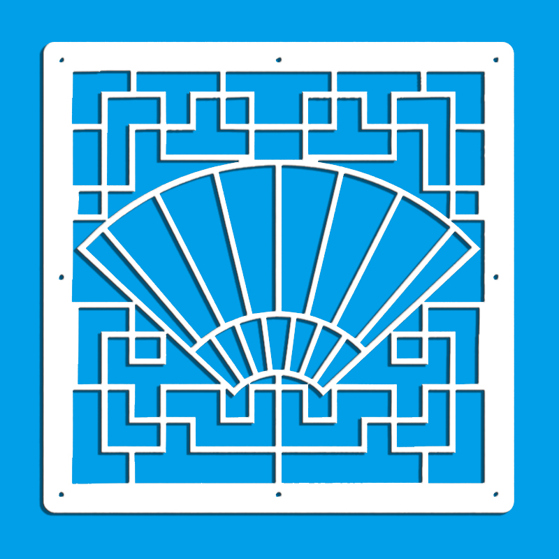 Modern Hanging Room Divider Wood-Plastic Hanging Panels Partition Screen for Living Dining Room Sitting Room Office Restaurant: E