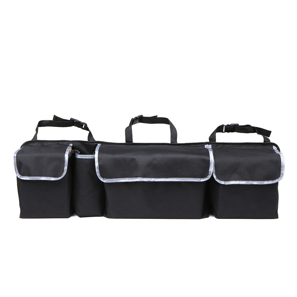 Universal Storage Bag SUV Van Car Organizer Trunk Rear Back Seat Mesh Net Car SUV Trunk Organizer Large Capacity Pouch