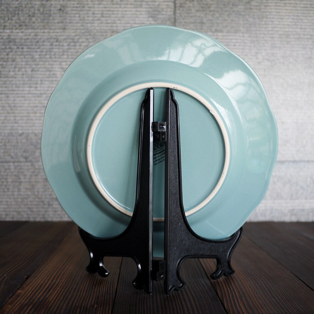 Triangle Structure Dish Display Rack High Strength Photo Frame Plate Rack Decoration Plastic Display Stand Dish Rack