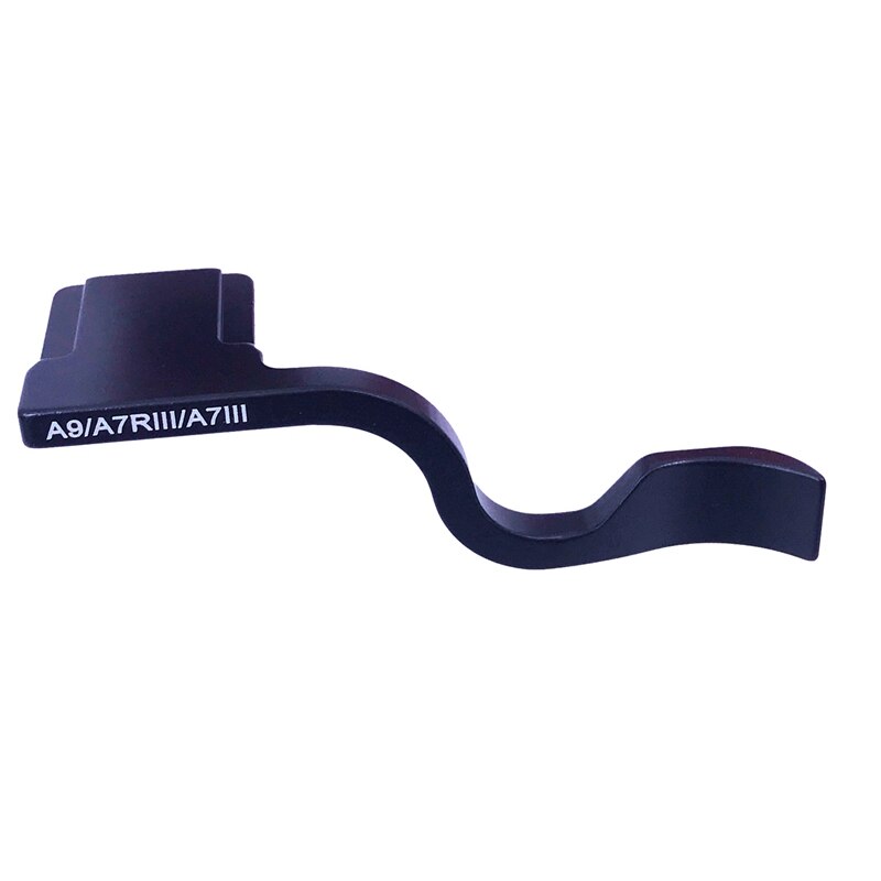 Black Metal Shoe Thumb-Up Thumb Grip for Sony A7III/A7RIII/A9