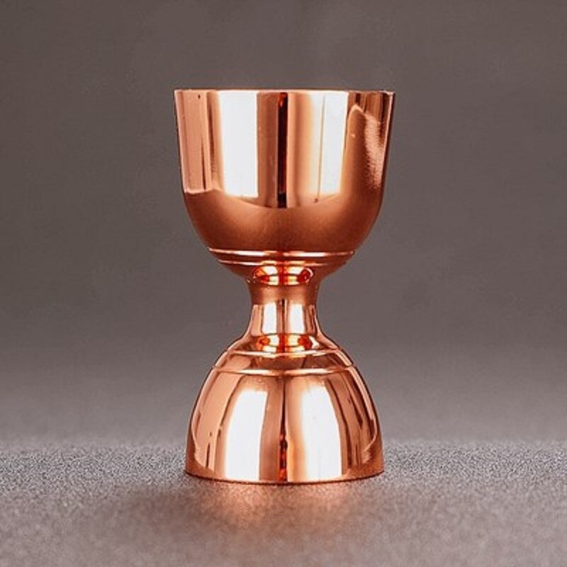 Rvs Cocktail Jigger 30 ml/60 ml Bar Jigger Bell Jigger Maatbeker Drink Mixer Measurer Bar tool: Rose Gold