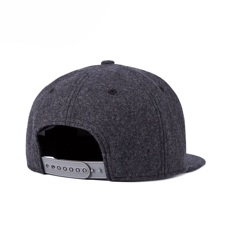 Solid Wollen Doek Baseball Caps Geschikt Voor Middelbare Leeftijd Mannen Caps Voor Afgeplatte Herfst Winter Warm Snapback Hoed