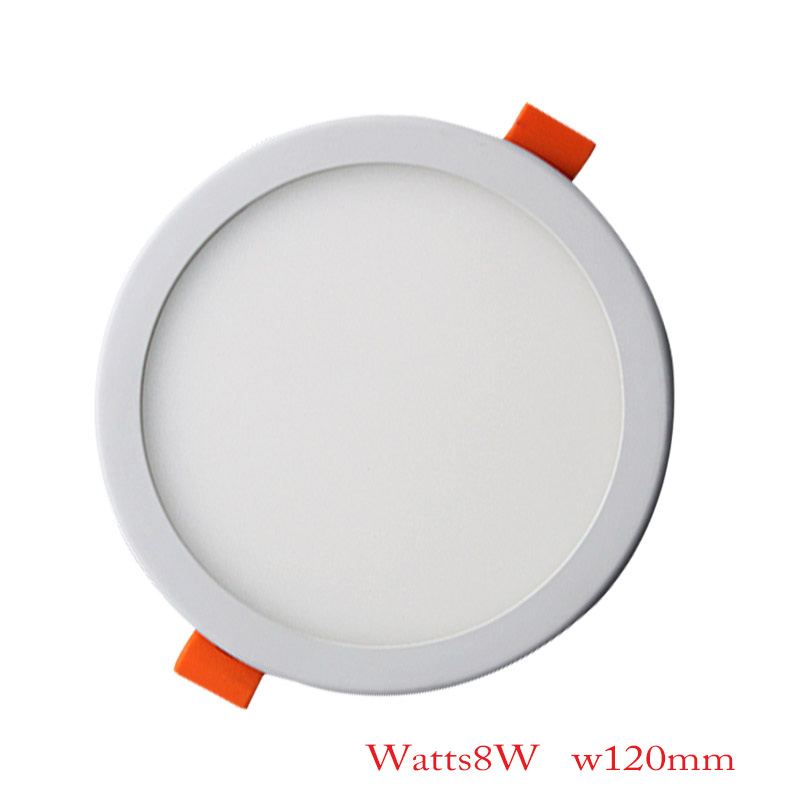 LED Panel Lights Ultrathin Downlight 6W 8W 15W 20W 220V Square Round Panel Light White/Warm Indoor Bedroom LED Ceiling Light: Round 8W / White