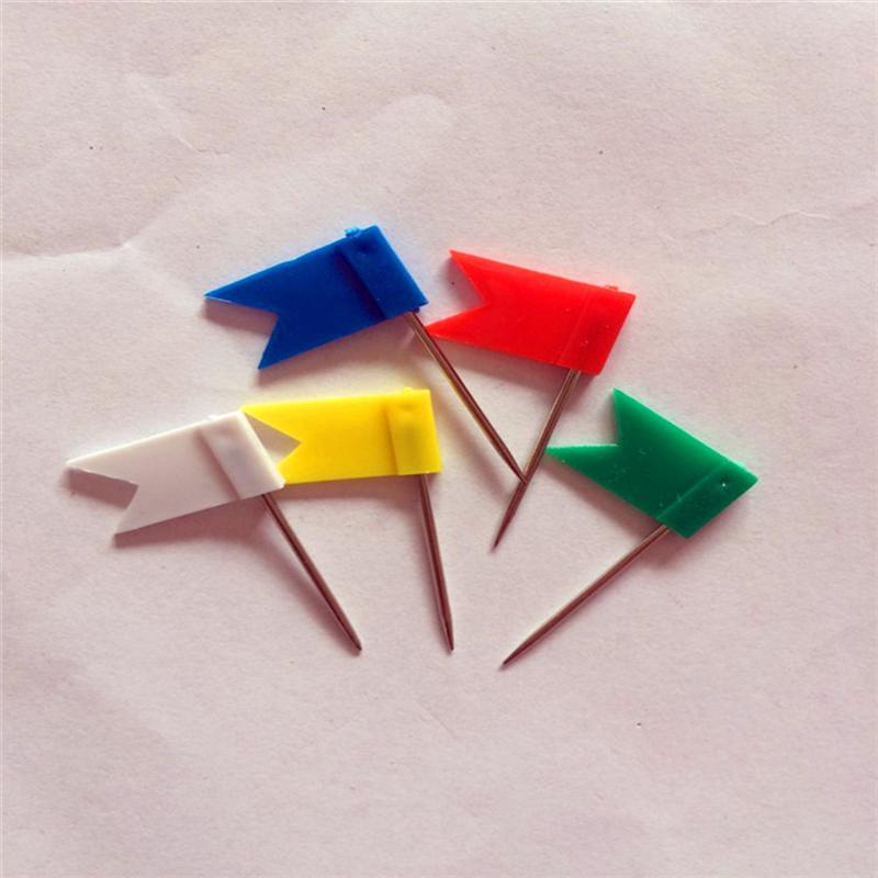 Chinchetas de chinchetas de 5 colores para el colegio, hogar, oficina, suministros de encuadernación, chinchetas creativas, Pin de dibujo, 100 Uds.