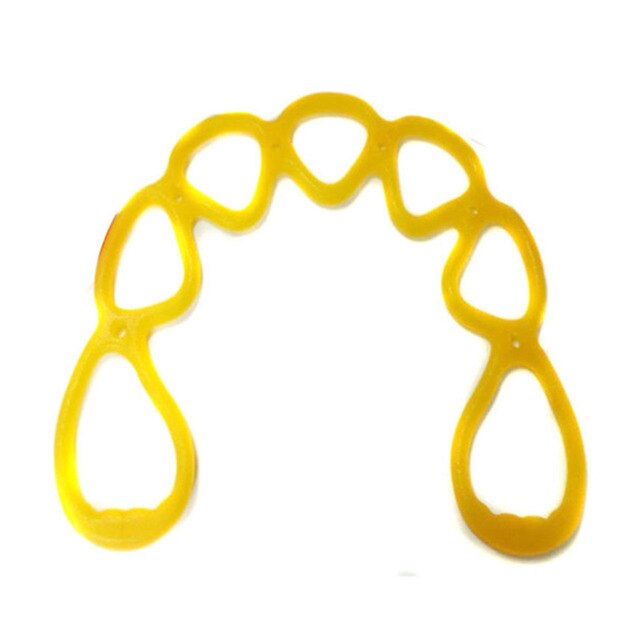 Silicone Resistance Band Arms Chest Training Loop Figure 8 Home Workout Equipment: Yellow