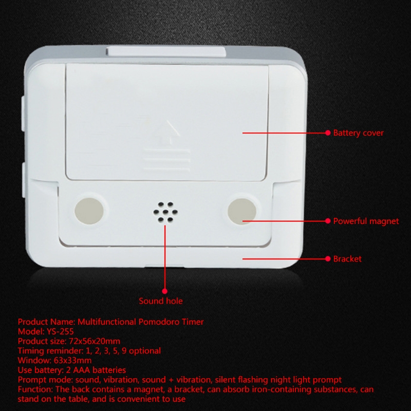 Digital Dual Kitchen Timer Cooking Timer Dual Count Up ＆ Down Timer with Magnetic Back Large Display Multipurpose Timer