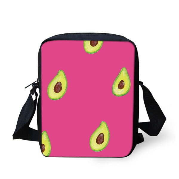 Nette Obst Avocado Schulter Bote Tasche Kühlen Sommer Umhängetasche für Mädchen Telefon Tasche Einkaufen Taschen Mochila Infantil: er00781E