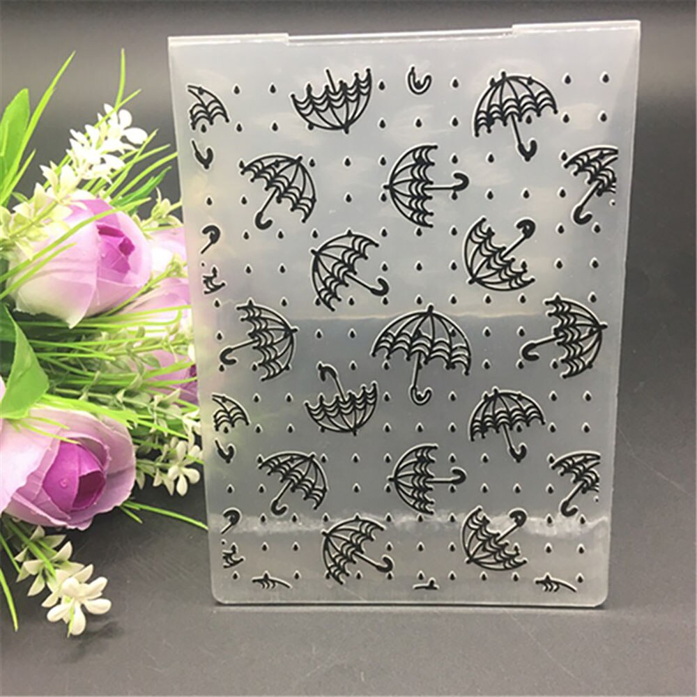 Diy Paraplu Embossing Mappen Collectie Van Wit Mappen Voor Scrapbook Map Voor Scrapbook Diy Album Card Plastic Template