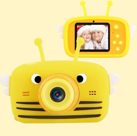 freundlicher Kamera Spielzeug Kind Digital Kamera freundlicher Mini Niedlich Video Kamera 2,0 Zoll Nehmen Bild 1080P HD Jungen Mädchen geburtstag: Gelb / Standard Nein Karte
