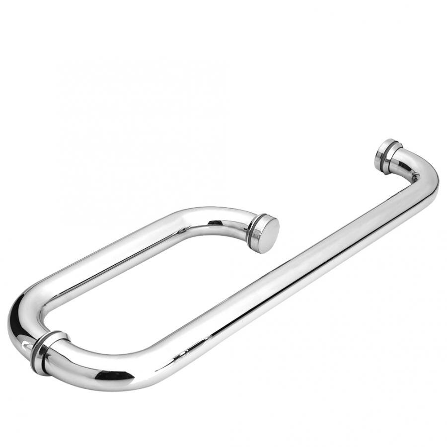 Stainless Steel Shower Door Handle Bathroom Glass Door Handle Shower Room Accessories Bathroom Handle