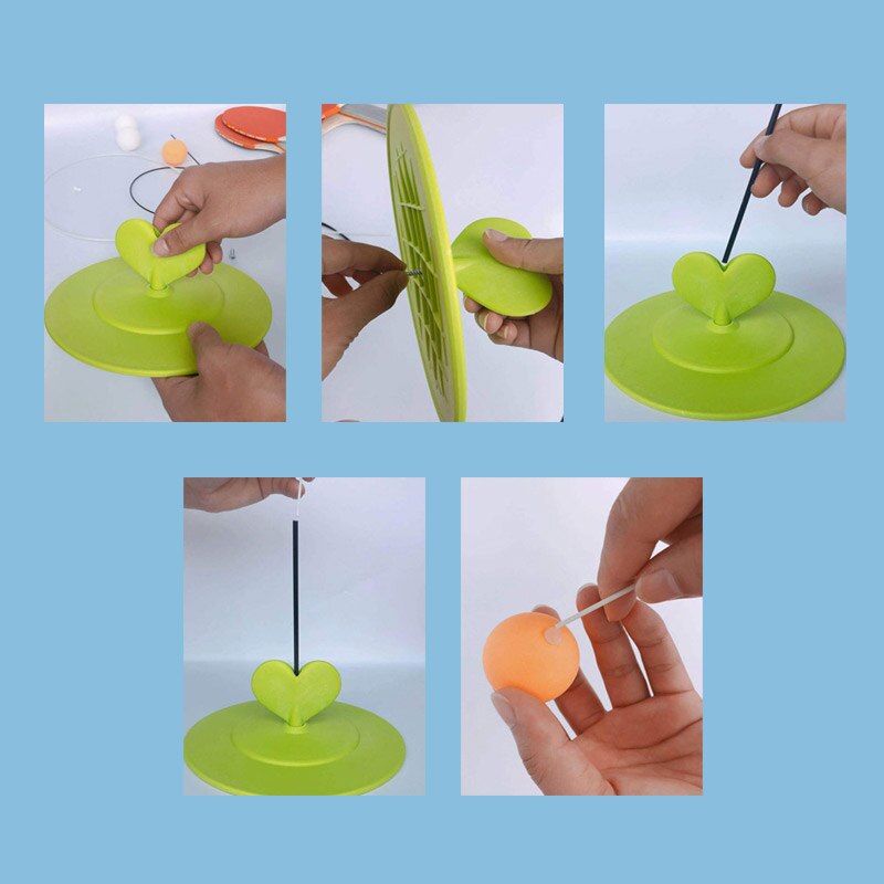 Tavoli Da tennis Rimbalzo Allenatore ping-pong Attrezzature per L'allenamento Elastico Rimbalzo Albero YS-acquistare