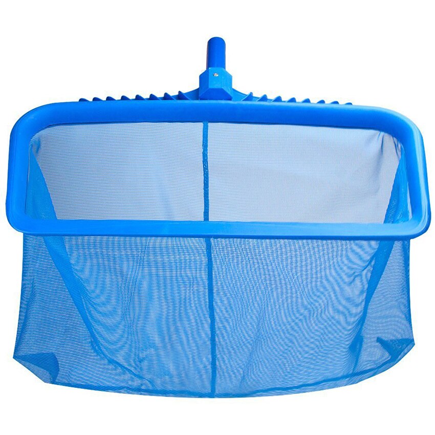 Pool Skimmer Net, Heavy Duty Leaves Rake for Cleaning Swimming Pool &amp; Pond, Fine Mesh Deep Bag Catcher with Strong Frame