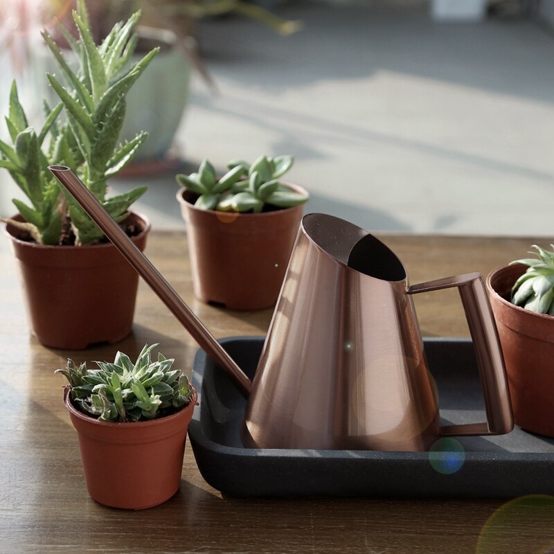 Flower Garden Watering Can Stainless Steel Watering Can Pot Garden Plant Flower Watering Kettle Garden Watering Tool