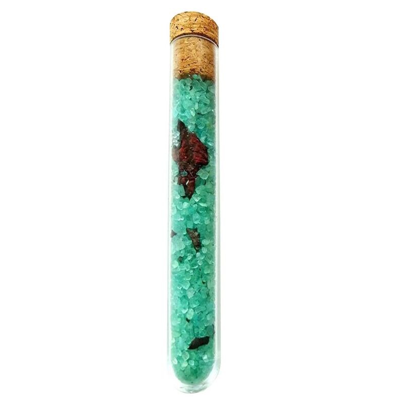 Plastic Test Tube with Cork Stopper Bead Storage Vial Containers