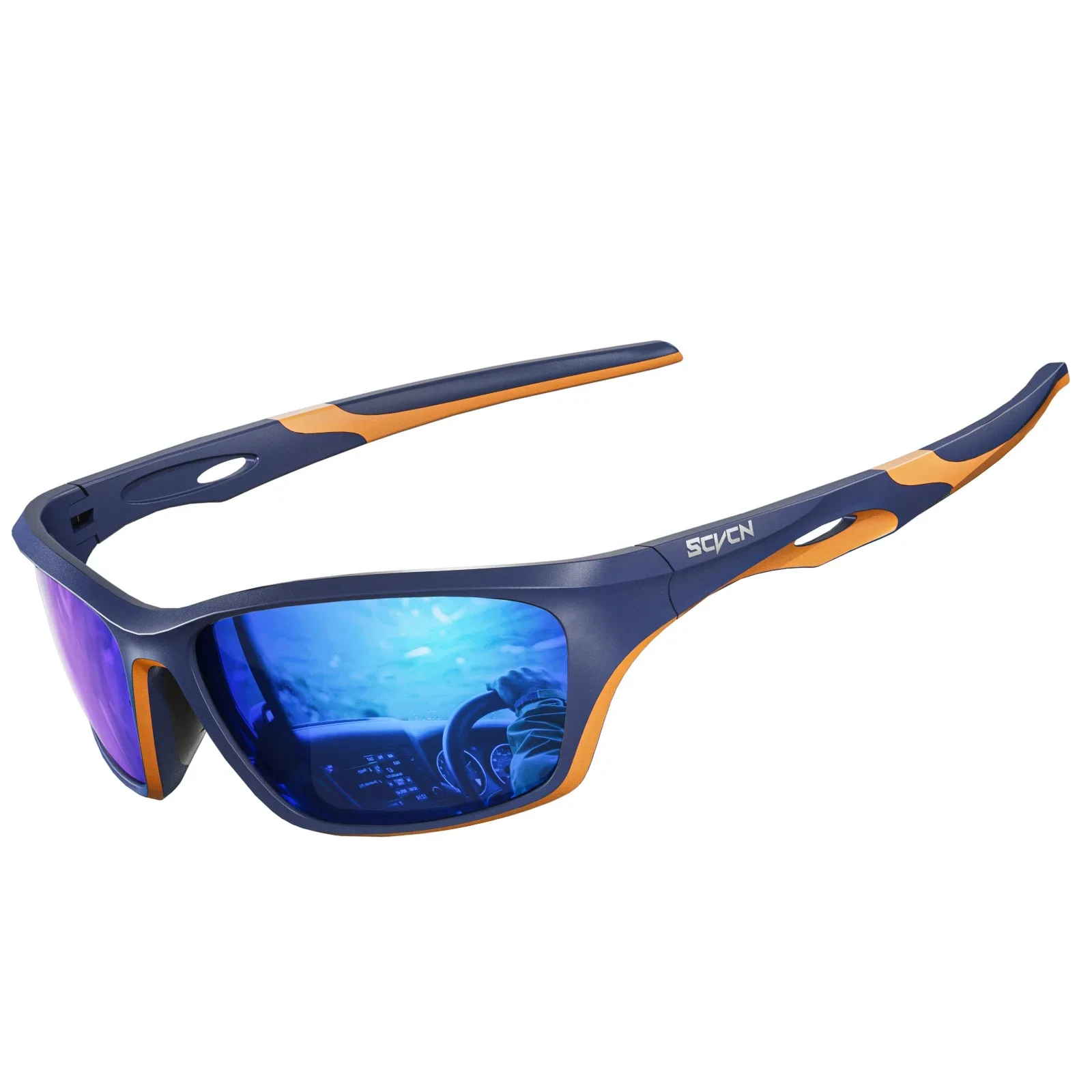 Cykelsolglasögon för män och kvinnor, sportglasögon, mountainbikeglasögon, racercykel,: Brun