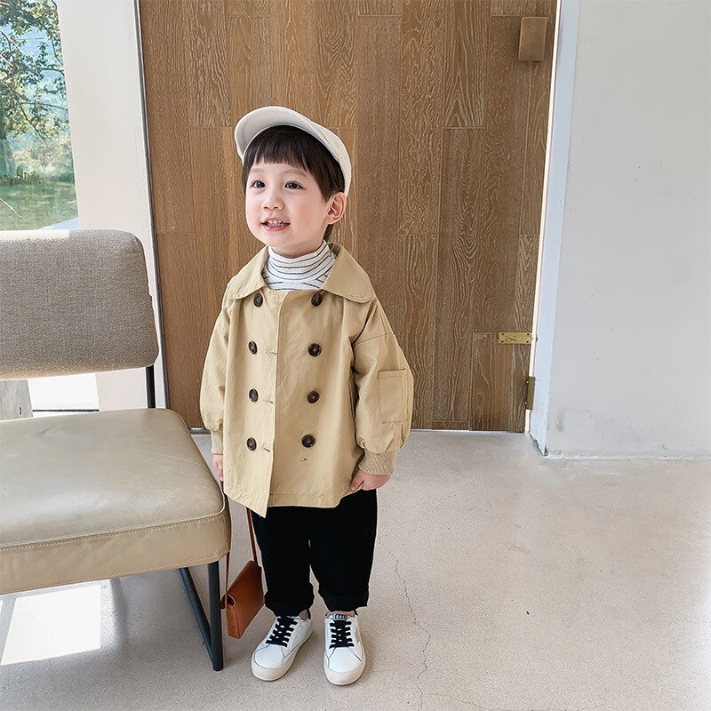 Kinderkleding Jongens Windjack Baby Lente Jas Kinderen Koreaanse Stijl Kinderkleding
