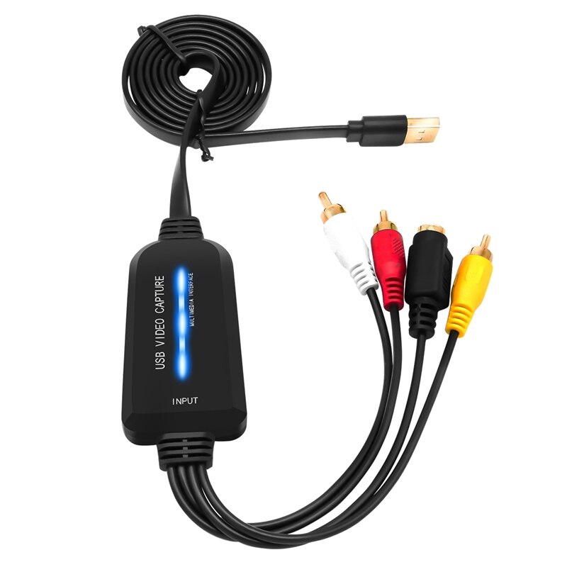 Scheda di acquisizione Video USB 2.0 scheda di acquisizione USB a canale singolo dispositivo di acquisizione AV convertitore digitale senza unità: Default Title
