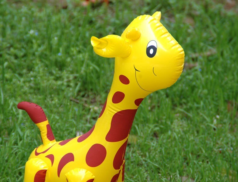 Der Kindergarten spielzeug aufblasbare Ebene Schlauchboote Super Nette Aufblasbare Karikatur Giraffe Pvc Spielzeug Art Spielzeug sterben