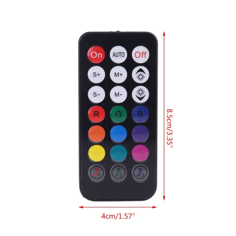 Adjustable Music Computer PC RGB Cooling Fan Controller Control Panel for CPU+IR Remote Control Heat Sink Accessories