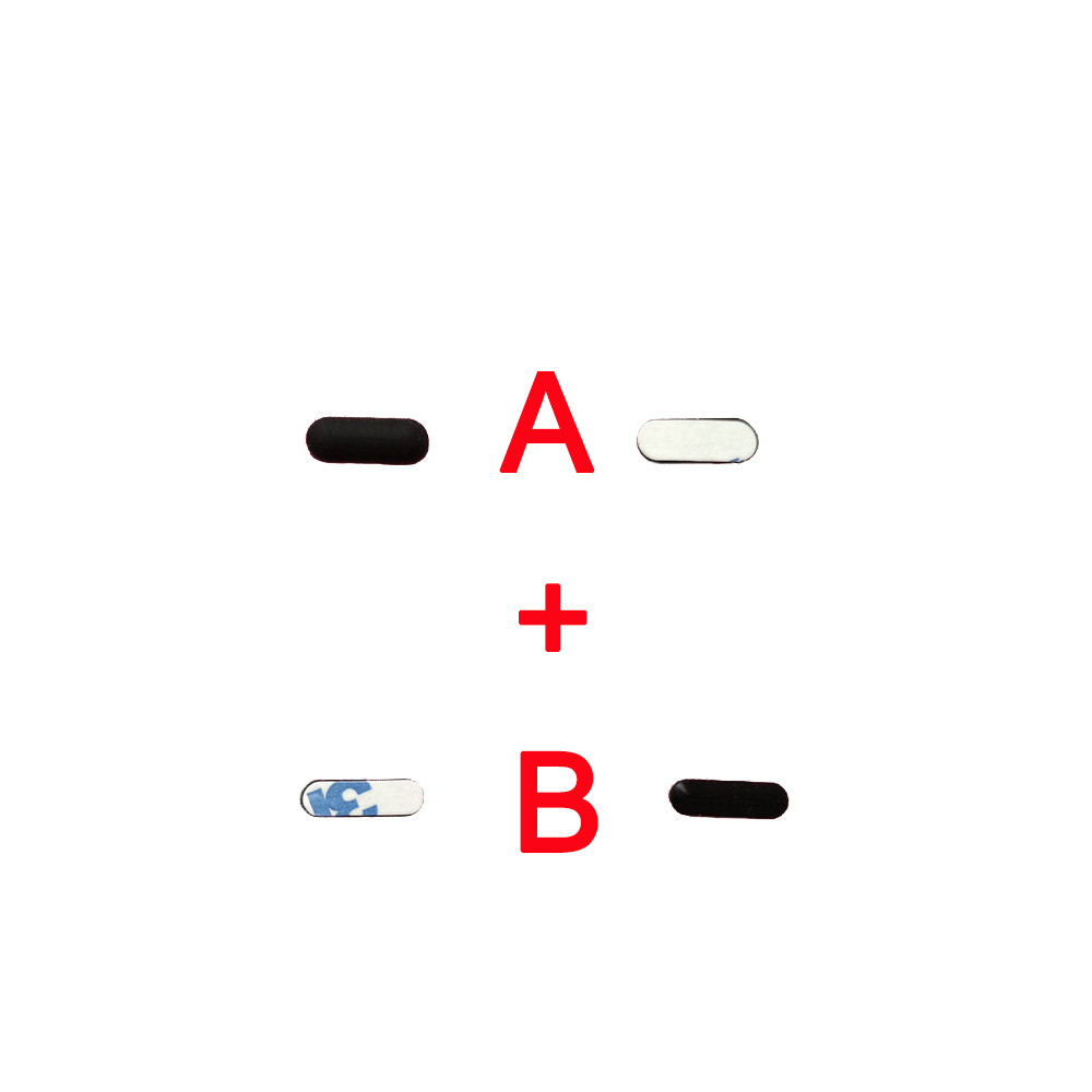 Laptop Lower cover rubber pad for Lenovo Thinkpad X1 Carbon 5th 6th bottom shell foot pad Thinkpad X1C models: 4 pcs