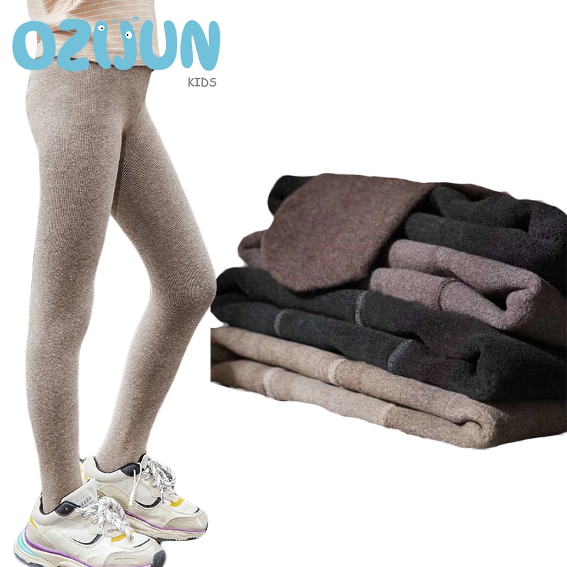 Ankomster vinter tykk varm stil låve ull strømpebukse med fleece varmt fôr låve vinter tights
