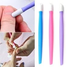 USPS 1Pc Nail Art Orange Wood Stick Cuticle Pusher Remover Pedicure Manicure Tool In Stock