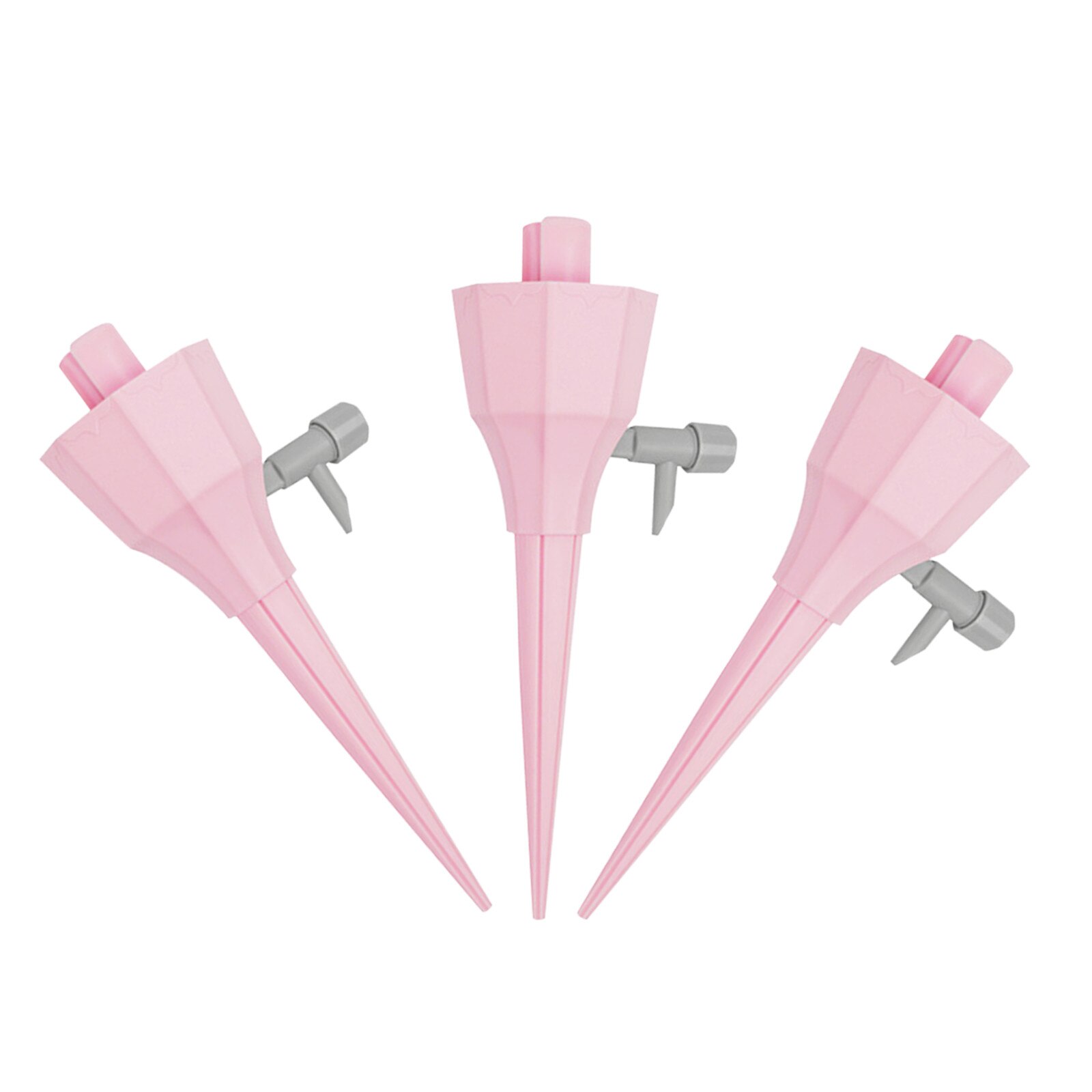 25 # Tuin Plant Water Dispenser Automatisch Sproeisysteem Nail Systeem Verstelbare Waterstroom Drip Watering Apparatuur Apparaat Gereedschappen: Pink 