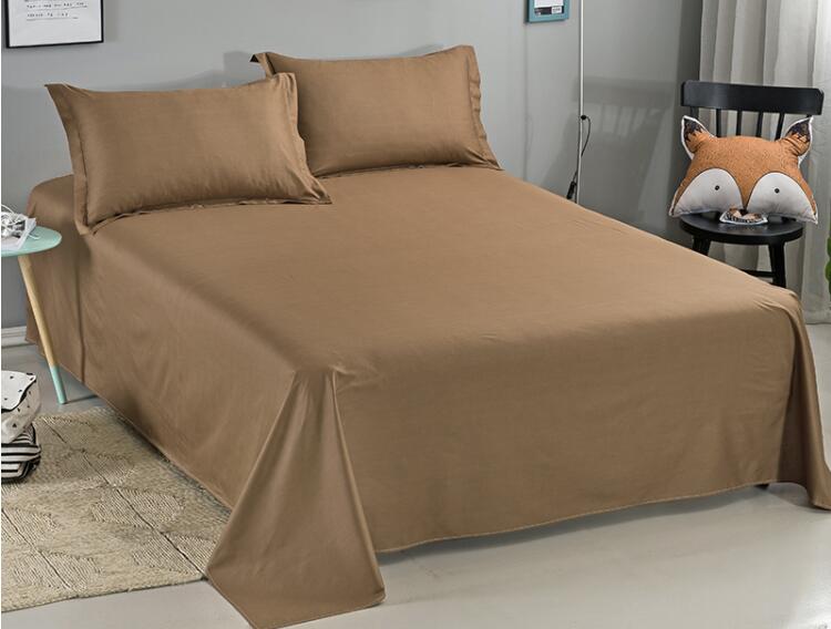 Drap de lit cototn 100% coton | Couleur unie, 40x40 133x82, 250cm x 250cm