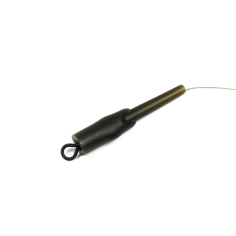 Bimoo-equipo de pesca de carpa, 24 Uds., manga de goma + giratorio, tope de plomo, sistema de seguridad encubierta, aparejos de Terminal de pesca gruesa