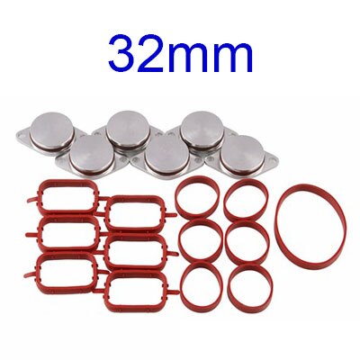 32mm 22mm Whirlpool Flaps Diesel Engine Manifold Swirl Flap Plug Repair Kit for BMW E46 E90 E91 E92 E93 E60 E61 E39 E53 E70 E83: 32mm