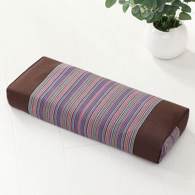 Coarse Buckwheat Hull Pillow Core Bedding Cervical Health Pillow Protect Body Cervical Spine Comfortable Pillow Single Adult: Brown