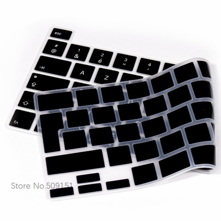 Azerty Frans Keyboard Cover Protector Skin Eu Versie Voor Macbook Pro 16 Inch Met Touch Bar En Touch id A2141