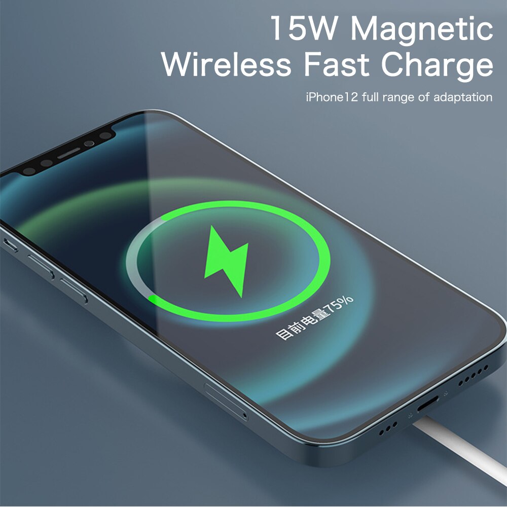 15W Original Magnetischen Drahtlose Ladegerät Für iPhone 12 Profi Max 12 Mini 11 XS X Qi Schnelle Ladegerät Für huawei Xiaomi Samsung Magsafing