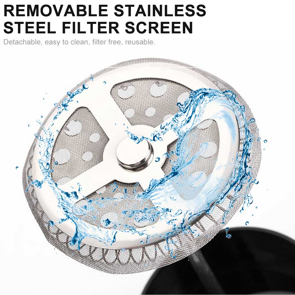 Praska francuska 1000ml ze stali nierdzewnej szklana kawa tłok ekspres robić herbaty filtr perkolator prasa kawiarka garnek szkło