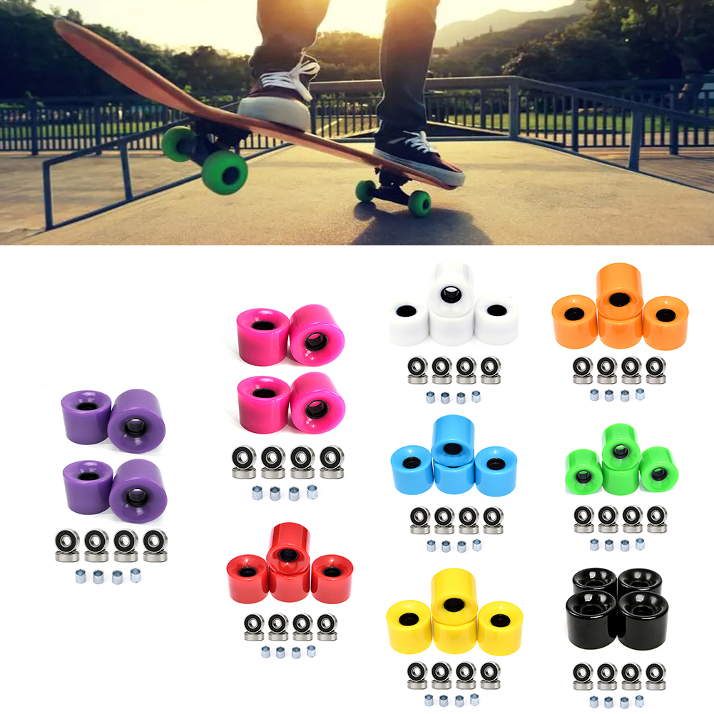 Rolschaatsen Skateboard Wiel 60x45mm Voor Straat Cruisen Hoverboard Onderdelen Accessoires Longboard Wielen Gloednieuw