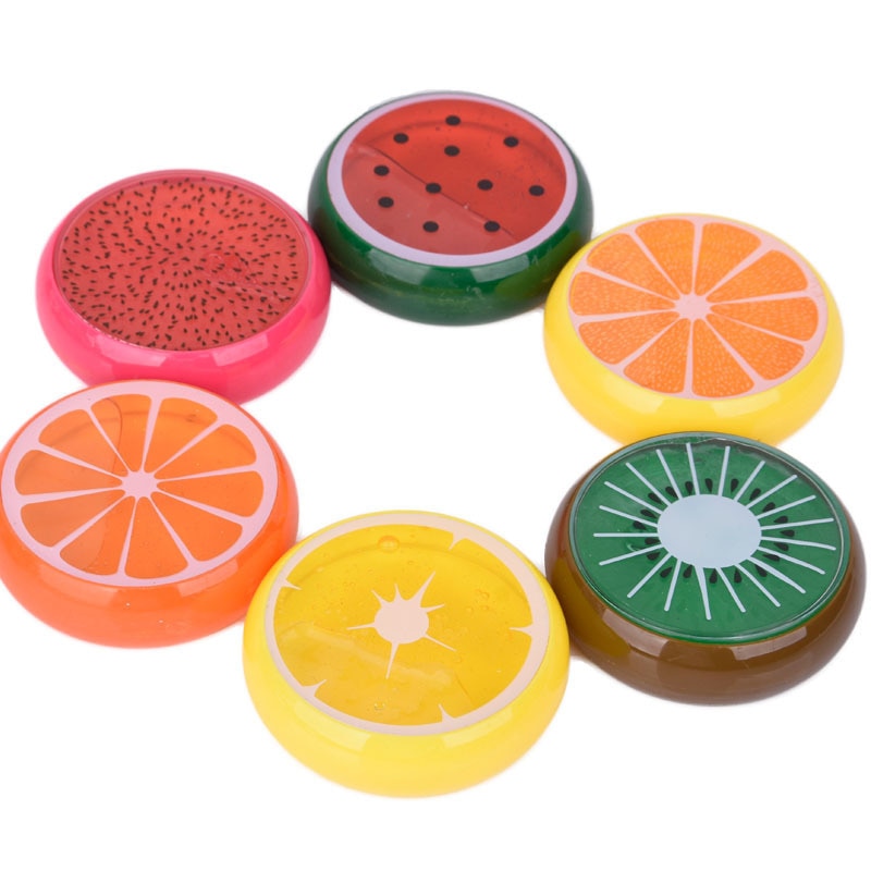 1 Pc Medium Fruit Slijm Speelgoed Magnetische Polymeer Klei Kleur Crystal Slime Modder Transparante Intelligente Hand Plasticine Speelgoed Voor Kids