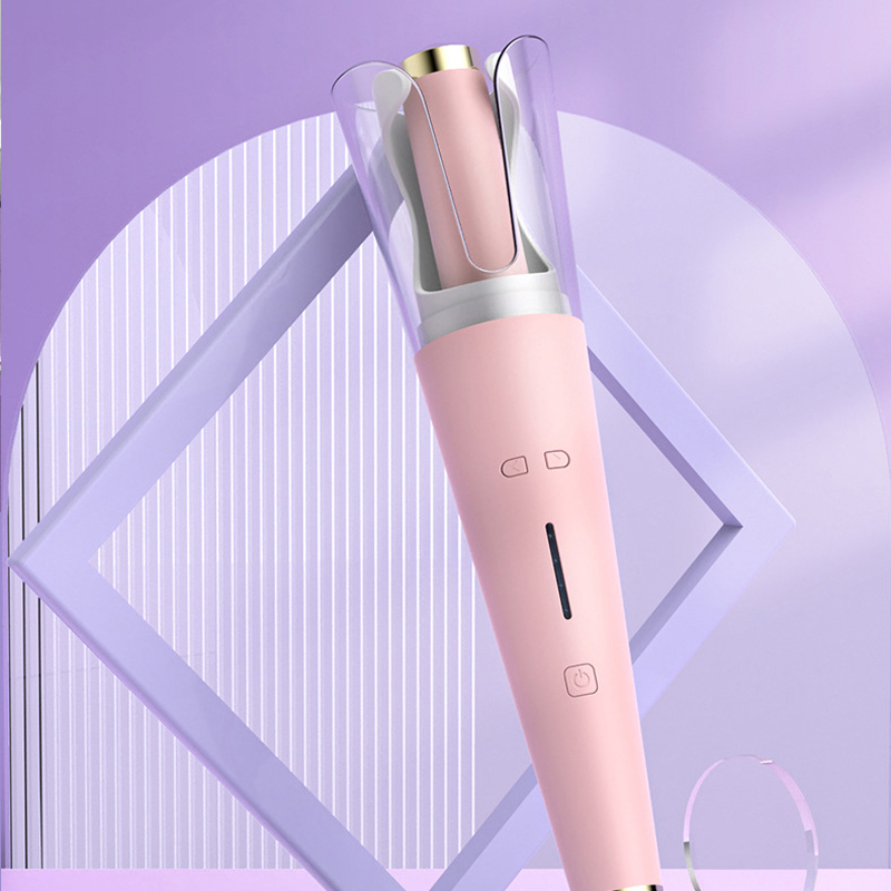 Przenośna lokówka lokówka automatyczna elektryczna ceramiczna ogrzewanie wyświetlacz LCD obróć fala Styler wijący się gofrownica